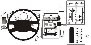 Brodit ProClip, Volkswagen Touran 03-15 i gruppen Billjud / Vad passar i min bil / Volkswagen / Touran / Touran 2003-2010 hos BRL (240853266)