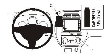Bild av instruktionsdiagram för Toyota RAV4 04-05, med fokus på verktyg och kontroller.
