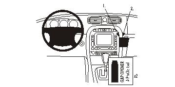 Brodit ProClip, Jaguar XJ 03-09 i gruppen Billjud / Vad passar i min bil / Jaguar hos BRL (240853384)