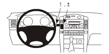 ProClip Monteringsbygel Toyota LandCruiser 90 03-05, Centrerad i gruppen Billjud / Vad passar i min bil / Toyota / Landcruiser / Landcruiser 1996-2008 hos BRL Electronics (240853399)