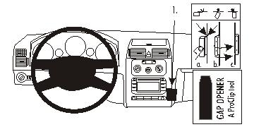 Brodit ProClip, Volkswagen Touran 03-15 i gruppen Billjud / Vad passar i min bil / Volkswagen / Touran / Touran 2003-2010 hos BRL (240853417)