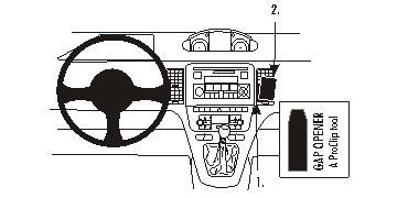 Instruktion för verktyg och dashbordens layout i Fiat Idea 04-14.