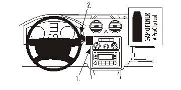 Volkswagen Caddy 04-15, Centrerad