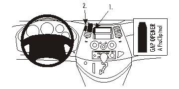 ProClip Monteringsbygel Mitsubishi Grandis 04-10, Centrerad i gruppen Billjud / Vad passar i min bil / Mitsubishi hos BRL Electronics (240853488)