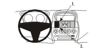 ProClip Monteringsbygel BMW 6-serie E63, E64 04-10, Centrerad i gruppen Billjud / Vad passar i min bil / BMW / BMW 6 serie / BMW E63 2004-2011 hos BRL Electronics (240853541)