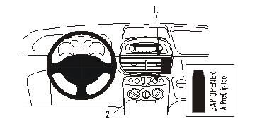 ProClip Monteringsbygel Fiat Punto 04-07, Vinklad i gruppen Billjud / Vad passar i min bil / Fiat / Punto hos BRL Electronics (240853593)