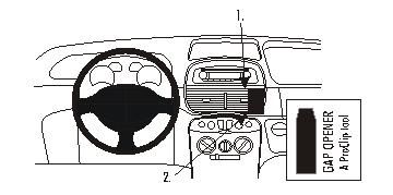 ProClip Monteringsbøyle Fiat Punto 04-07, Vinklet i gruppen Billyd / Hva passer i min bil  / Fiat / Punto hos BRL Electronics (240853593)