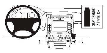 Brodit ProClip, Mercedes Benz B-Class 05-11 i gruppen Billjud / Vad passar i min bil / Mercedes / B-klass hos BRL (240853661)