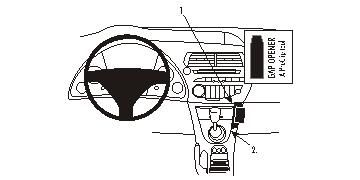 Instrumentbräda med ratt och kontrollpanel för Honda Civic 06-11.