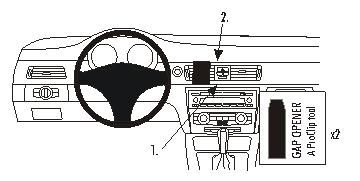 BMW 316-330/E90/E91/E92/E93 05-12, Centrerad, Träpanel