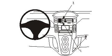 Toyota Yaris 06-11, Centrerad
