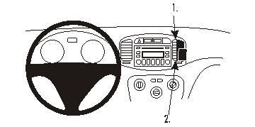 ProClip Monteringsbygel Hyundai Accent 06-11, Centrerad i gruppen Billjud / Vad passar i min bil / Hyundai / Accent / Accent 2002-2005 hos BRL Electronics (240853830)