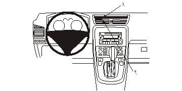Installationsanvisningar för ProClip Monteringsbygel i Fiat Croma 06-11.