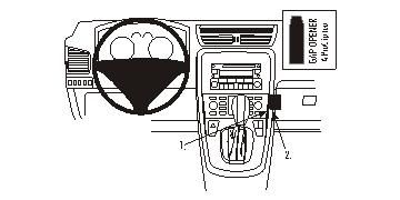 Bild av Fiat Croma interiör med detaljer om mittkonsol och kontroller.