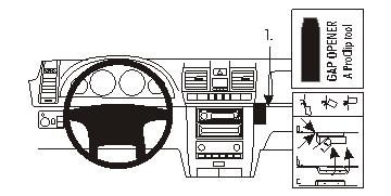 Brodit ProClip, Ssang Yong Rexton 06-07 i gruppen Billjud / Vad passar i min bil / Ssangyong hos BRL (240853952)