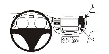 Kia Rio 06-11, Vinklad