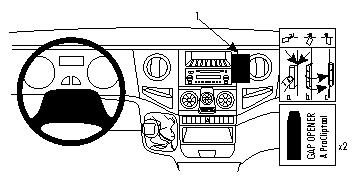Brodit ProClip, Iveco Daily 06-14 i gruppen Billjud / Vad passar i min bil / Iveco Daily hos BRL (240853969)