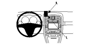Brodit ProClip, Cadillac SRX 07-09 i gruppen Nyheter hos BRL (240854026)