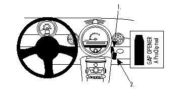 Brodit ProClip, Mini Cooper Coupé 07-16 i gruppen Billjud / Vad passar i min bil / Mini / Mini Cooper / Mini Cooper F56 2014-2024 hos BRL (240854046)