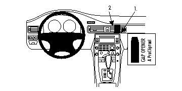 Instrumentation panel med kontroller och träpanel för Volvo S80/V70/CX70 08-11.