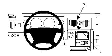 Brodit ProClip, Hummer H2 08-11 i gruppen Billjud / Vad passar i min bil / Hummer hos BRL (240854157)