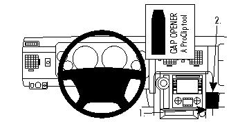 Brodit ProClip, Hummer H2 08-11 i gruppen Billjud / Vad passar i min bil / Hummer hos BRL (240854158)