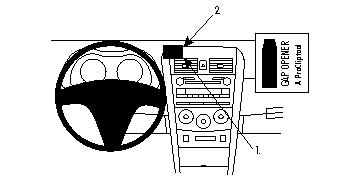 Brodit ProClip, Toyota Corolla 09-11 i gruppen Billjud / Vad passar i min bil / Toyota / Corolla / Corolla 2006-2012 hos BRL (240854164)