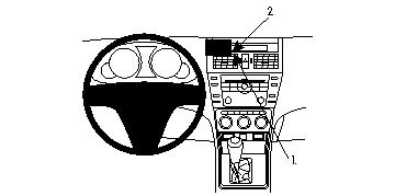 Brodit ProClip, Mazda 6 08-12 i gruppen Billjud / Vad passar i min bil / Mazda / Mazda 6 / Mazda 6 2008-2012 hos BRL (240854169)