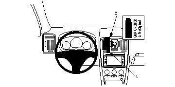 Brodit ProClip, Cadillac BLS 06-10 i gruppen Billjud / Vad passar i min bil / Cadillac / Cadillac BLS hos BRL (240854175)