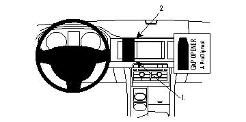 Brodit ProClip, Jaguar XF 09-15 i gruppen Billjud / Vad passar i min bil / Jaguar hos BRL (240854200)