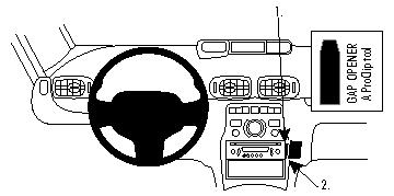 Brodit ProClip, Citroen C3 Picasso 09-18 i gruppen Billjud / Vad passar i min bil / Citroën / C3 / C3 2017-2023 hos BRL (240854294)