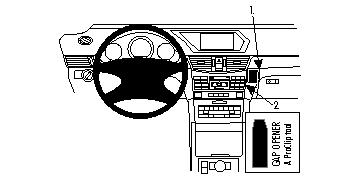Brodit ProClip, Mercedes Benz E-Class Sedan 09-13 i gruppen Billjud / Vad passar i min bil / Mercedes / E-klass / E-klass 2010-2016 W212 hos BRL (240854331)