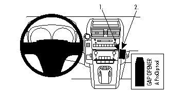 ProClip Monteringsbygel Lexus HS Serie 10-13, Vinklad i gruppen Billjud / Vad passar i min bil / Lexus hos BRL Electronics (240854409)