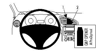 Brodit ProClip, Peugeot 5008 10-17 i gruppen Billjud / Vad passar i min bil / Peugeot / Peugeot 5008 hos BRL (240854439)