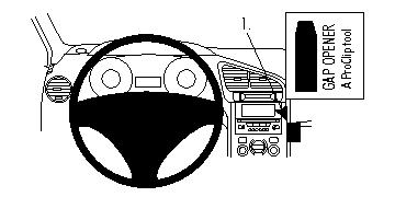 Brodit ProClip, Peugeot 5008 10-17 i gruppen Billjud / Vad passar i min bil / Peugeot / Peugeot 5008 hos BRL (240854440)