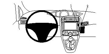 Brodit ProClip, Toyota Verso 09-19 i gruppen Billjud / Vad passar i min bil / Toyota / Verso / Verso 2009-2018 hos BRL (240854451)