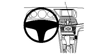 Brodit ProClip, Mercedes Benz E-Class Convertible 10-14 i gruppen Billjud / Vad passar i min bil / Mercedes / E-klass / E-klass 2010-2016 W212 hos BRL (240854460)