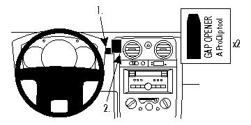 Brodit ProClip, Isuzu D-Max/Rodeo 08-12 i gruppen Billjud / Vad passar i min bil / Isuzu hos BRL (240854473)