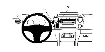 Brodit ProClip, Volkswagen Amarok 11-16 i gruppen Billjud / Vad passar i min bil / Volkswagen / Amarok / Amarok 2010-2021 hos BRL (240854601)