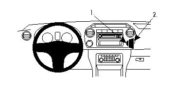 Brodit ProClip, Volkswagen Amarok 11-16 i gruppen Billjud / Vad passar i min bil / Volkswagen / Amarok / Amarok 2010-2021 hos BRL (240854602)