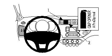 Kia Rio 12-14, Centrerad