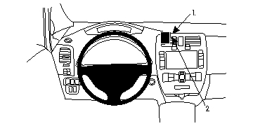 Brodit ProClip, Nissan Leaf 11-17 i gruppen Billjud / Vad passar i min bil / Nissan / Leaf / Leaf 2011-2017 hos BRL (240854706)