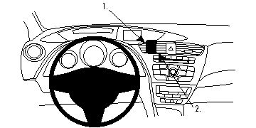 ProClip Monteringsbøyle Honda Civic 12-15, Sentrert i gruppen Billyd / Hva passer i min bil  / Fiat / Ulysse hos BRL Electronics (240854757)