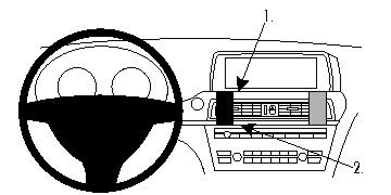 ProClip Monteringsbygel BMW 6-serie F12, F13 12-15, Centrerad i gruppen Billjud / Vad passar i min bil / BMW / BMW 6 serie / BMW E63 2004-2011 hos BRL Electronics (240854781)