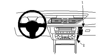 Brodit ProClip, Audi A7 11-17 i gruppen Billjud / Vad passar i min bil / Audi / Audi A7 / Audi A7 2010- hos BRL (240854786)