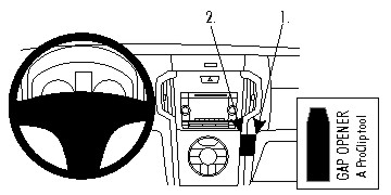 Brodit ProClip, Isuzu D-Max 12-20 i gruppen Billjud / Vad passar i min bil / Isuzu hos BRL (240854799)