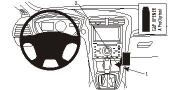 Ford Mondeo 15- interiör med detaljerad layout av instrumentbräda.
