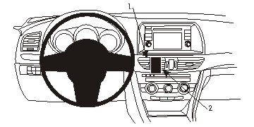 Brodit ProClip, Mazda 6 13-14 i gruppen Billjud / Vad passar i min bil / Mazda / Mazda 6 / Mazda 6 2013-2016 hos BRL (240854876)