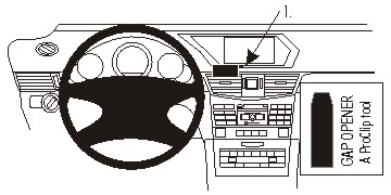 Brodit ProClip, Mercedes Benz E-Class Sedan 14-16 i gruppen Billjud / Vad passar i min bil / Mercedes / E-klass / E-klass 2010-2016 W212 hos BRL (240854896)
