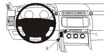 Brodit ProClip, Land Rover Range Rover 13-21 i gruppen Billjud / Vad passar i min bil / Land Rover / Range Rover hos BRL (240854910)